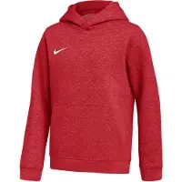 Nike Garçons, Pull-over, Park 26 Fleece Hoodie for Kids Red IB1226 657, Rouge, (XS)