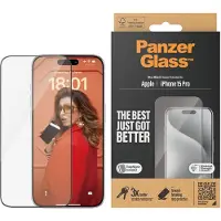 PanzerGlass Ultra-Wide Fit Apple iPhone 15 Pro Protège-écran Verre Noir