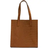 Ted Baker sac à main Wenonaa Croc Effect Icon Bag Tan marron clair