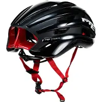 Met Casque Trenta Mips Noir Rouge Brillant, Taille M (56-58 cm)