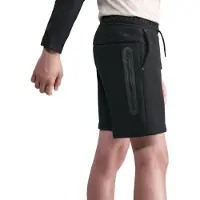 Nike Tech Fleece Enfant - Shorts, Noir - Taille 128 - 137 CM - Jersey de coton