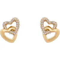 GUESS Boucles d'oreilles or / transparent