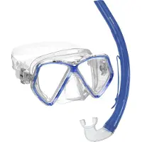 Mares zephir kit de plongée enfant avec masque et tuba bleu