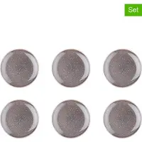 Bjorn assiette STELLAR Ø22cm - 6 pièces - Gris béton