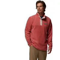 Columbia Steens Mountain Snap Ii Half Zip Fleece Rouge M Homme