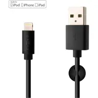 FIXED Kabel USB-A zu Lightning, 12W 1m, Data Cable Schwarz