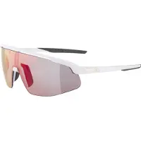 Alpina Unisexe, Lunettes de sport, Turbo Pro QV (Blanc Mat, Rainbow), Blanc