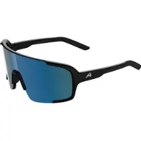 Alpina Lunettes de soleil Alpina Lumin Noir mat/Bleu miroir