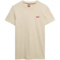Superdry T-shirt Essential Logo Emb Tee hommes - Beige - EU S
