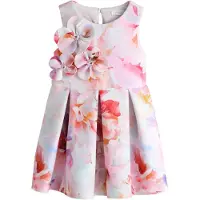 Next Robe orange / rose / pitaya / blanc