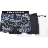 Urban Classics Boxers bleu / bleu marine / noir / blanc