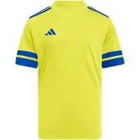 Adidas T-Shirt fonctionnel 'Squadra 25' bleu roi / jaune fluo