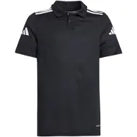 Adidas Squadra 25 Cotton Short Sleeve Polo Noir 5-6 Years Enfants