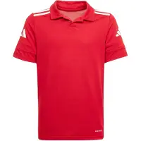 Adidas Squadra 25 Cotton Short Sleeve Polo Rouge 5-6 Years Enfants