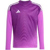 Adidas Maillot de gardien Tiro 25, manches longues, couleur : PURBUR (couleur non spécifiée, probablement une nuance de violet ou de bordeaux)
