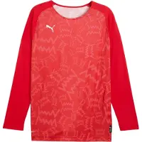 Puma T-Shirt fonctionnel 'Teamjaws' rouge / melon / noir / blanc