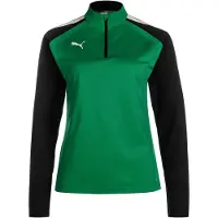Puma Sweat de sport 'TeamLiga' vert / noir / blanc