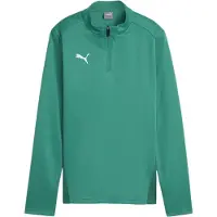 Puma T-shirt fonctionnel 'TeamGoal' pétrole / blanc
