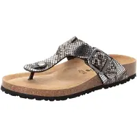 Tamaris Tongs brun foncé / gris / noir / blanc