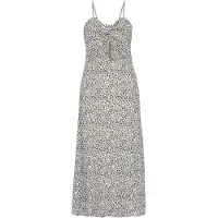 Faina Robe d’été 'Festive' vert foncé / blanc