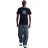 Nike T-shirt de foot Total 90 pour homme - Noir