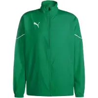 Puma Veste de sport vert / blanc