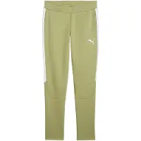 Puma Pantalon de sport 'TeamEVOSTRIPE' olive / blanc