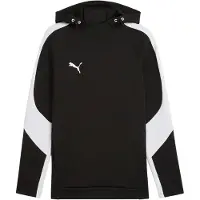Puma Sweat de sport 'TeamEvostripe' noir / blanc