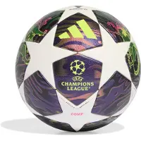 Adidas Balle 'UEFA Champions League Final Competition' jaune / violet foncé / rose ancienne / blanc