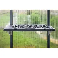 Canopia By Palram serre étagère Signature 2er Set Anthracite 65x27 cm