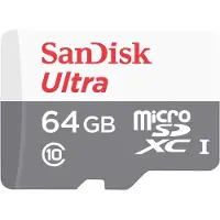SanDisk Ultra Lite Micro Sdxc 64gb Memory Card Noir