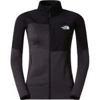 The North Face - Polaire zippée en Polartec - W Polartec Powergrid Stormgap Jacket Asphalt Grey TNF Black pour Femme - Taille XS - Gris