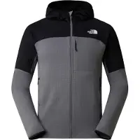 The North Face - Polaire légère à capuche en Polartec Power Grid - M Polartec Powergrid Stormgap Hoodie Smoked Pearl TNF Black pour Homme - Taille M