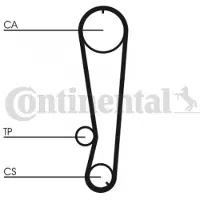 CONTITECH Kit distribution CONTINENTAL CT788K1