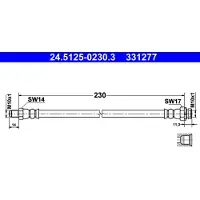 Ate Flexible de frein 24.5125-0230.3