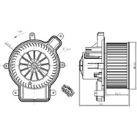 NRF 34270 Ventilateur d'habitacle