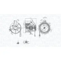 MAGNETI MARELLI Ventilateur d'habitacle 069412290010