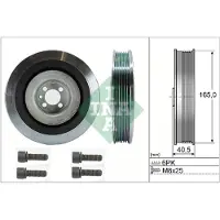Schaeffler INA Jeu de poulies damper 544 0080 20