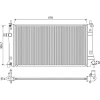Valeo Radiateur, refroidissement du moteur 701263