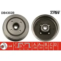 TRW Tambour de frein DB4302B