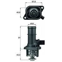 MAHLE ORIGINAL Thermostat d'eau TI 16 105