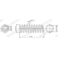 Monroe Ressort de suspension SPRINGS SP4455