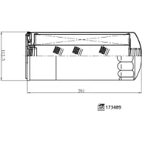 FEBI BILSTEIN Filtre à huile 173489