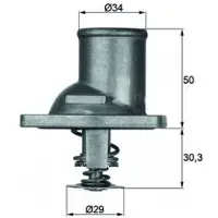 MAHLE ORIGINAL Thermostat d'eau TI 1 92