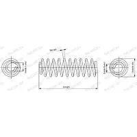 Monroe Ressort de suspension SP3615