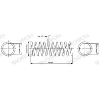 Monroe Ressort de suspension SPRINGS SP4968
