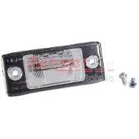 METZGER Feu de plaque d'immatriculation droit C5W transparent avec ampoule pour VW BORA, entre autres