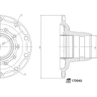 FEBI BILSTEIN Kit de réparation, moyeu de roue 179940