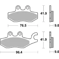 Brembo Plaquettes de frein Scooter Carbon Céramique - 07060