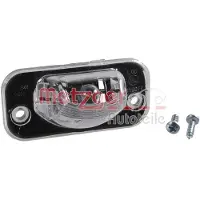 METZGER Feu de plaque d'immatriculation droit W5W transparent pour VW TRANSPORTER, entre autres
